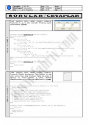İleri Programlama Final Soruları Ve Cevapları-2013