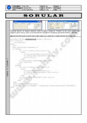 İleri Programlama Vize Soruları Ve Cevapları-2012