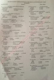 İngilizce -2 Vize Soruları