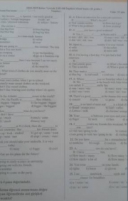 İngilizce Final Soruları