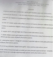 İnternet Programcılığı Dersi Final Soruları