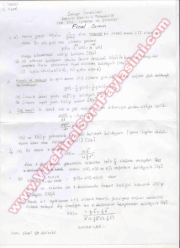İşaret Ve Sistemler Final Soruları Ve Cevapları-2011
