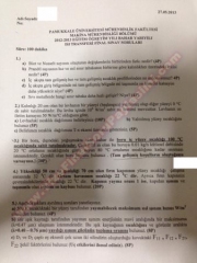 Isı Transferi Dersi Final Soruları