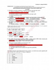 istatislik-1 Vize Soruları