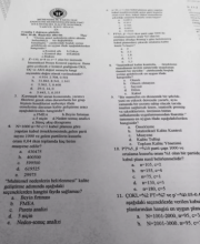 İstatistiksel Kalite Kontrol Final Soruları