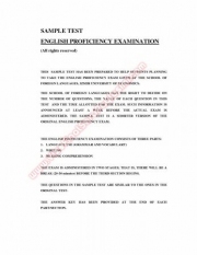 İzmir Ekonomi Üniversitesi İngilizce Muafiyet Soruları