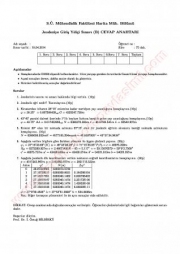 Jeodeziye Giriş Vize Soruları-2014