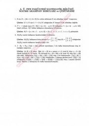 Lineer Cebir-2 Vize Soruları