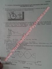 Makina Dinamiği Final Soruları-2013