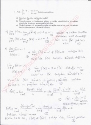 Matematik 1 Final Soruları -2012