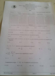 Matematik-1 Vize Soruları - 2014