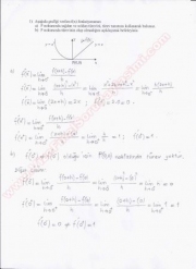 Matematik 1 Vize2 Soruları -2012