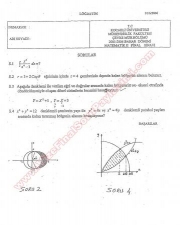 Matematik-2 Final Soruları