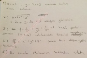 Matematik -2 Vize Soruları ve Cevapları - 2015