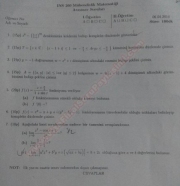 Mühendislik Matematiği Dersi Vize Soruları