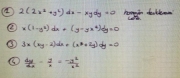 Mühendislik Matematiği Vize Soruları