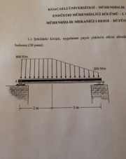 Mühendislik Mekaniği-2 Bütünleme Soruları