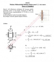 Mukavemet-1 2.Vize Soruları