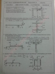 Mukavemet -2 Vize Soruları - KTÜ