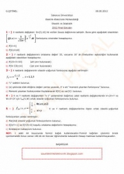 Olasılık Final Soruları