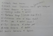 Onkoloji Hemşireliği Dersi Vize Soruları (Klasik Sorular)