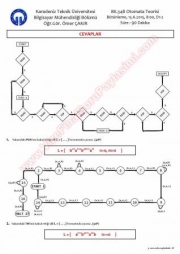 Otomata Bütünleme Soruları Ve Çözümleri -2015