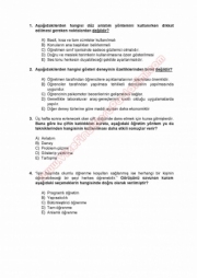 Özel Öğretim Yöntemleri Dersi Çıkmış Sorular