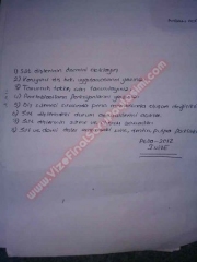 Pedodonti 1.Vize Soruları 2012