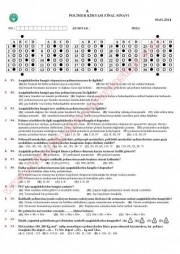 Polimer Kimyası Final Soruları ve Cevapları (2014)