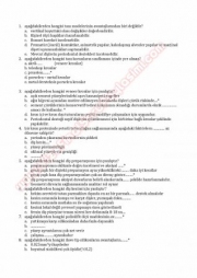 Protetik Diş Tedavisi Çalışma Soruları