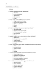 Radyasyon Onkolojisi C Grubu Sınav Soruları