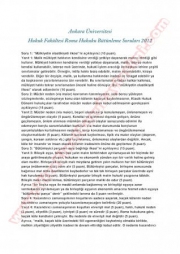 Roma Hukuku Bütünleme Soruları Ve Cevapları -2012