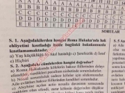 Roma Hukuku Dersi Sınav Soruları