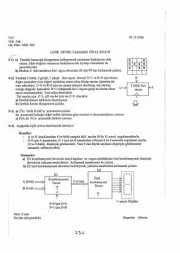 Sayısal Devre Tasarımı Final Sınavı