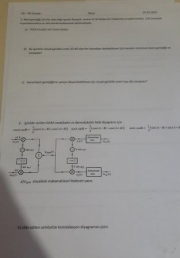 Sayısal Haberleşme Final soruları