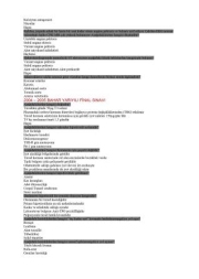 Semiyoloji Sınav 2004-2005 Final Soruları