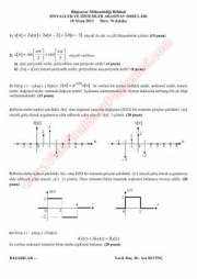 Sinyaller Ve Sistemler Vize Soruları Ve Çözümleri - 2013