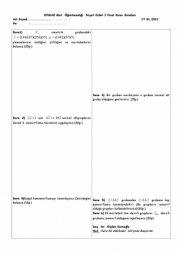 Soyut Cebir 1 Final Soruları 2011