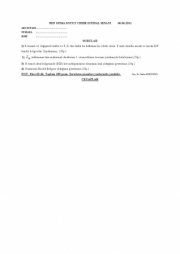 Soyut Cebir 2 Final Soruları