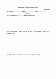 Soyut Matematik Vize Soruları