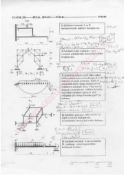 Statik Dersi Final Soruları 2005