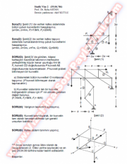 Statik Vize Soruları-2006