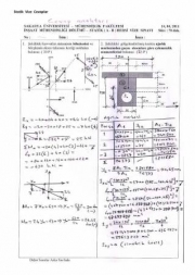 Statik Vize Soruları