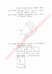 Teknik Resim Final Soruları
