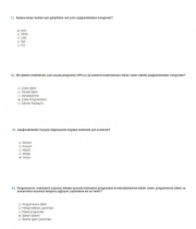 Temel Bilgi Teknolojileri Dersi Vize Soruları ve Cevapları