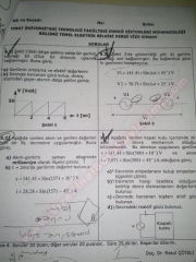 Temel Elektrik Bilgisi Dersi Vize Soruları