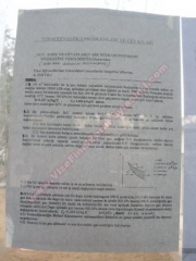 Termodinamik-1 Sınav Soruları ve Cevapları