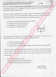 Termodinamik-2 Final Soruları-2000