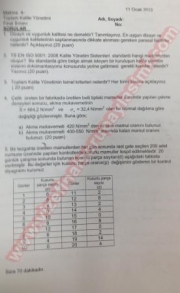 Toplam Kalite Yönetimi Final Soruları-2013