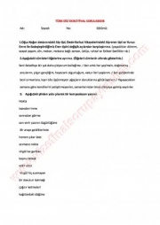 Türk Dili Final Soruları